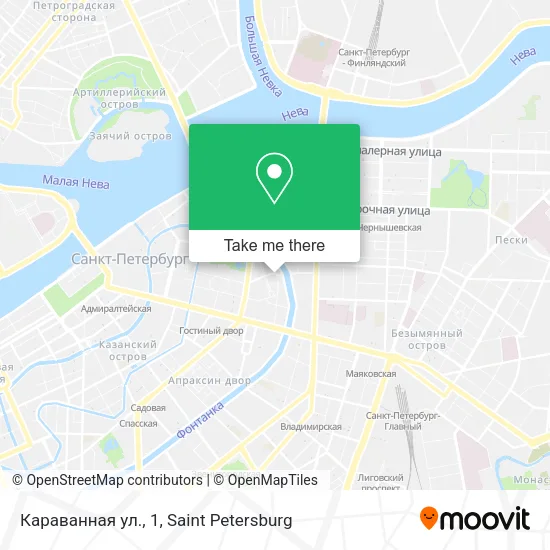 Караванная ул., 1 map