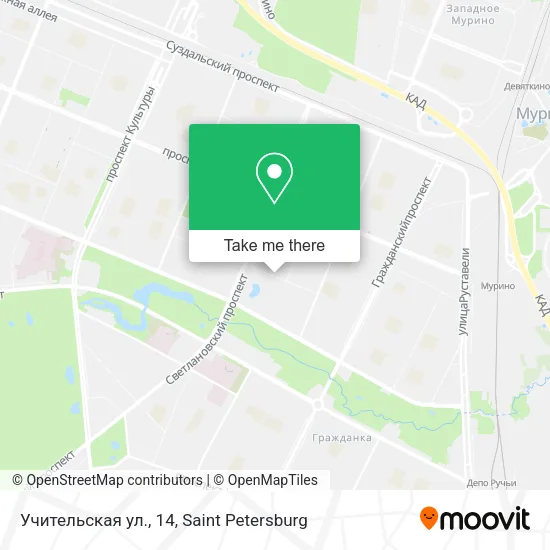 Учительская ул., 14 map