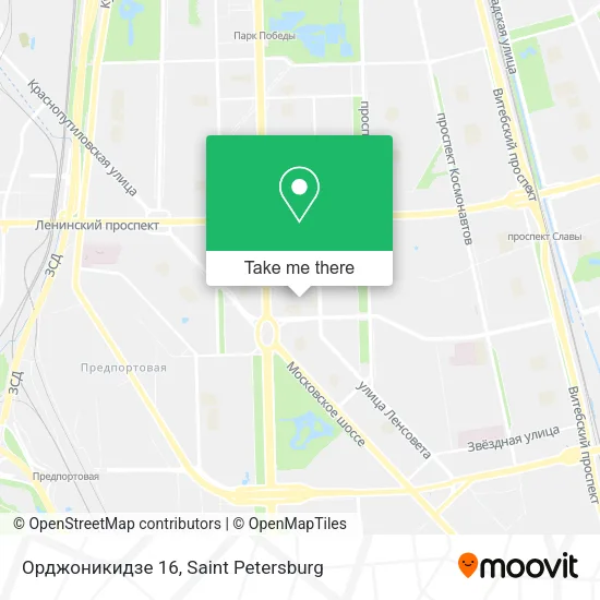 Орджоникидзе 16 map