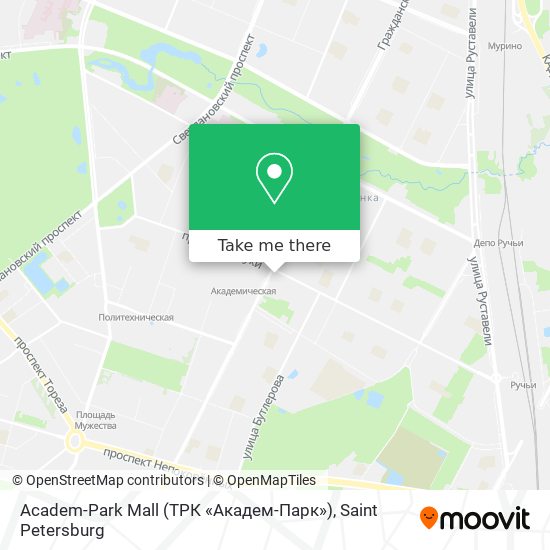 Academ-Park Mall (ТРК «Академ-Парк») map