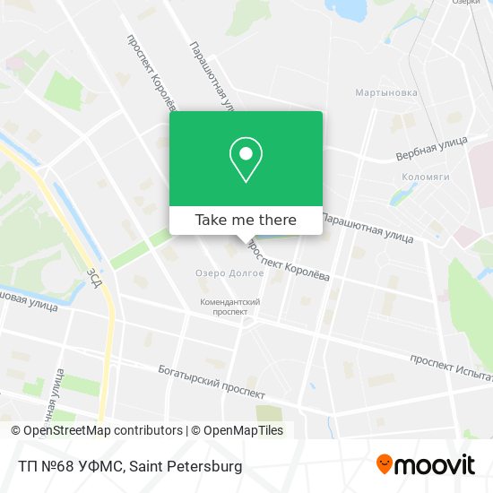 ТП №68 УФМС map