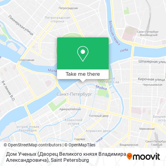 Дом Ученых (Дворец Великого князя Владимира Александровича) map