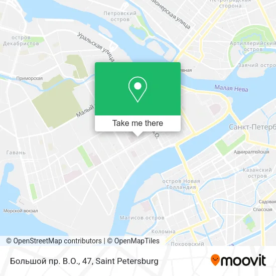 Большой пр. В.О., 47 map