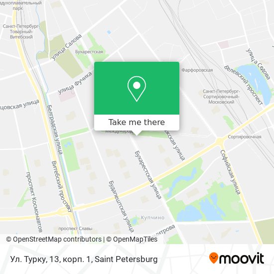 Ул. Турку, 13, корп. 1 map