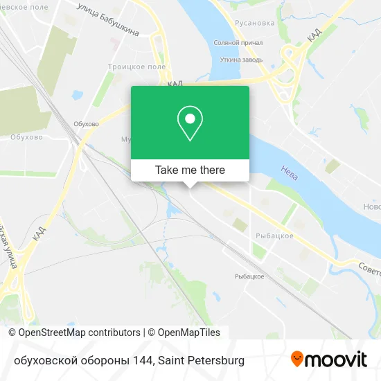 обуховской обороны 144 map