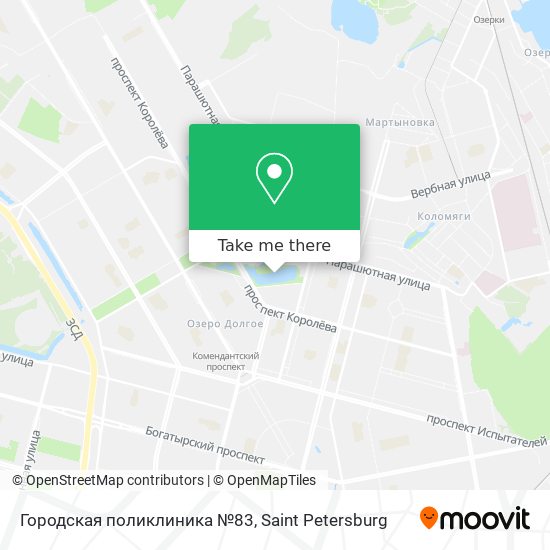 Городская поликлиника №83 map