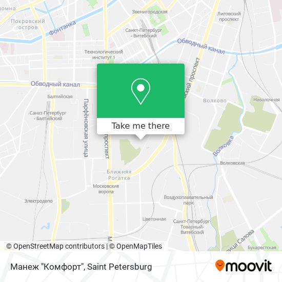 Манеж "Комфорт" map