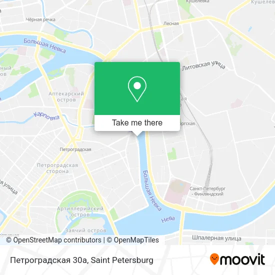 Петроградская 30а map