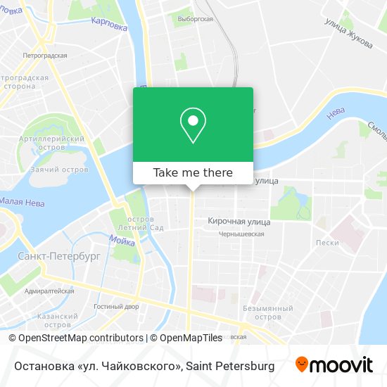 Остановка «ул. Чайковского» map