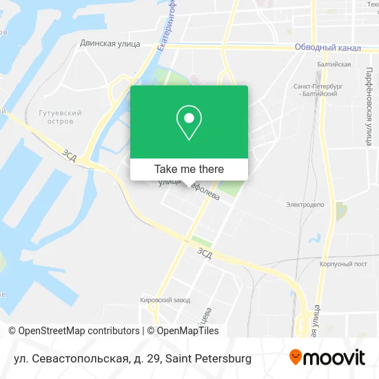 ул. Севастопольская, д. 29 map