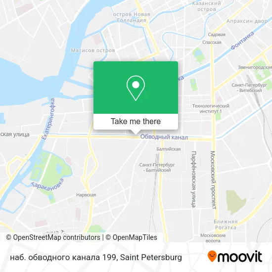 наб. обводного канала 199 map