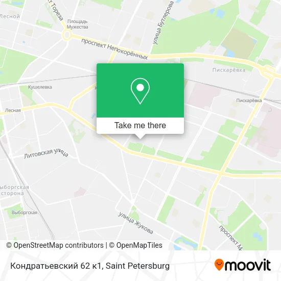 Кондратьевский 62 к1 map