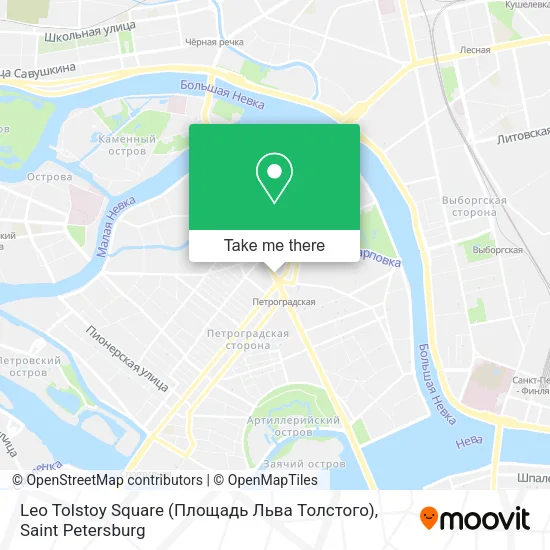 Leo Tolstoy Square (Площадь Льва Толстого) map