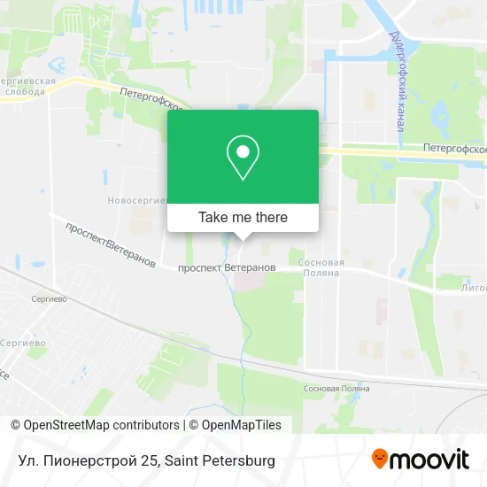 Ул. Пионерстрой 25 map
