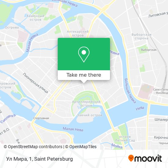 Ул Мира, 1 map