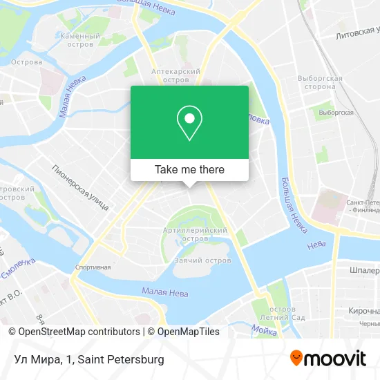 Ул Мира, 1 map