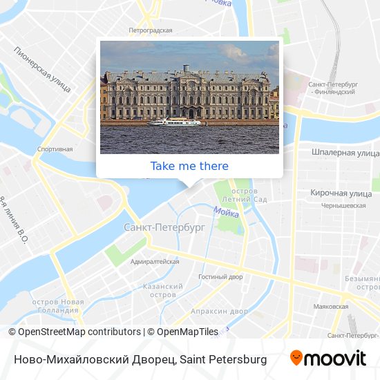 Ново-Михайловский Дворец map
