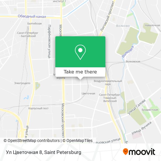 Ул Цветочная 8 map