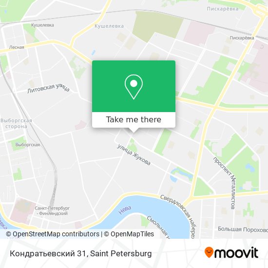 Кондратьевский 31 map