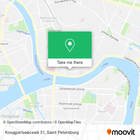 Кондратьевский 31 map