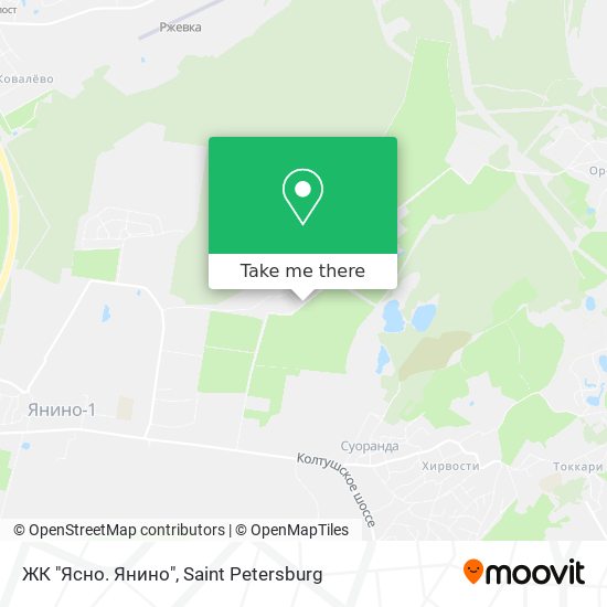 ЖК "Ясно. Янино" map
