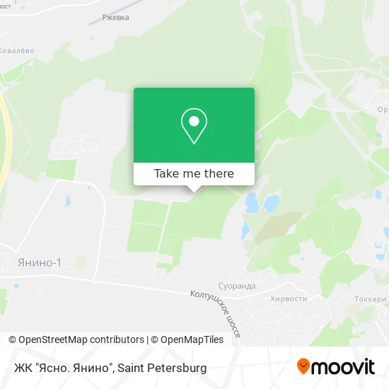 ЖК "Ясно. Янино" map