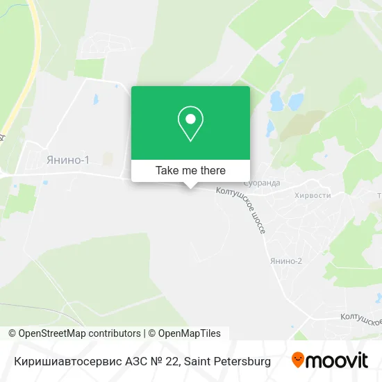 Киришиавтосервис АЗС № 22 map