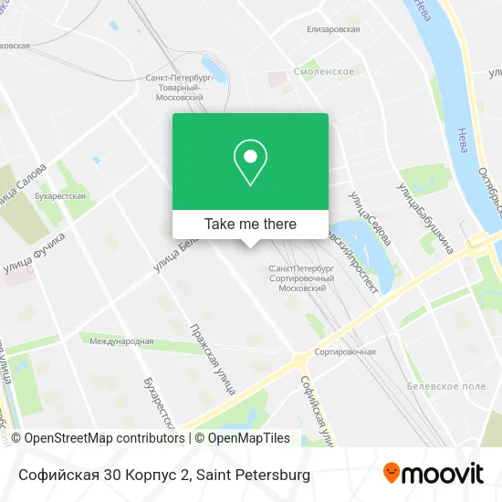 Софийская 30 Корпус 2 map