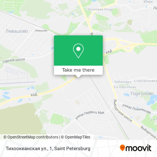 Тихоокеанская ул., 1 map
