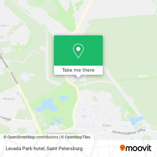 Levada Park-hotel map