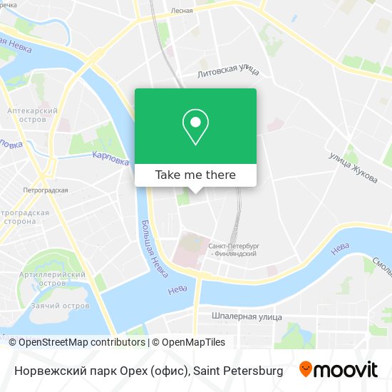 Норвежский парк Орех (офис) map