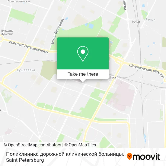 Поликлиника дорожной клинической больницы map