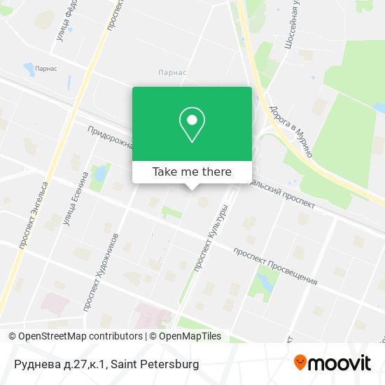 Руднева д.27,к.1 map