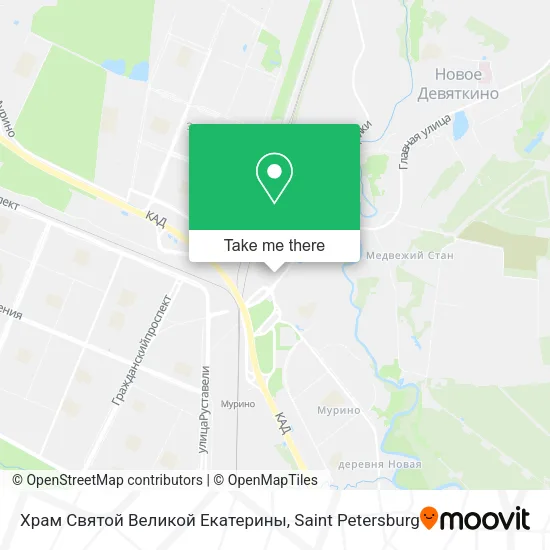Храм Святой Великой Екатерины map