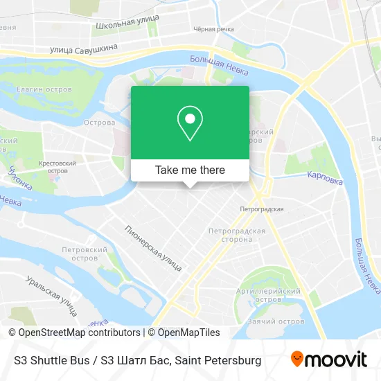 S3 Shuttle Bus / S3 Шатл Бас map