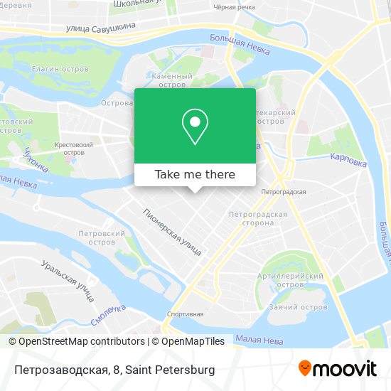 Петрозаводская, 8 map