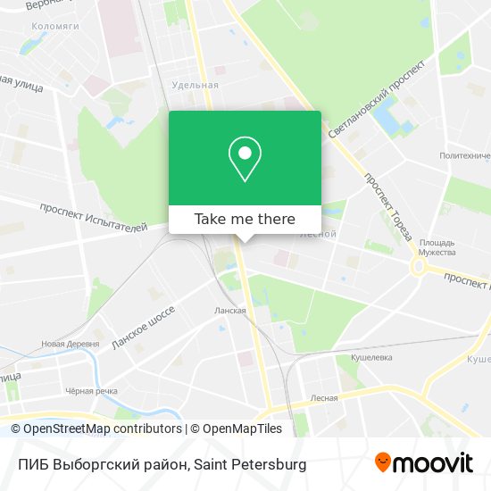 ПИБ Выборгский район map
