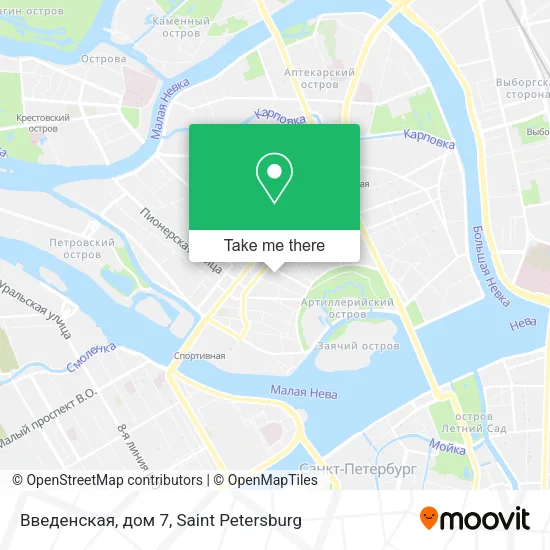 Введенская, дом 7 map