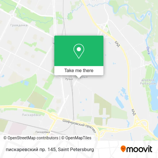 пискаревский пр. 145 map