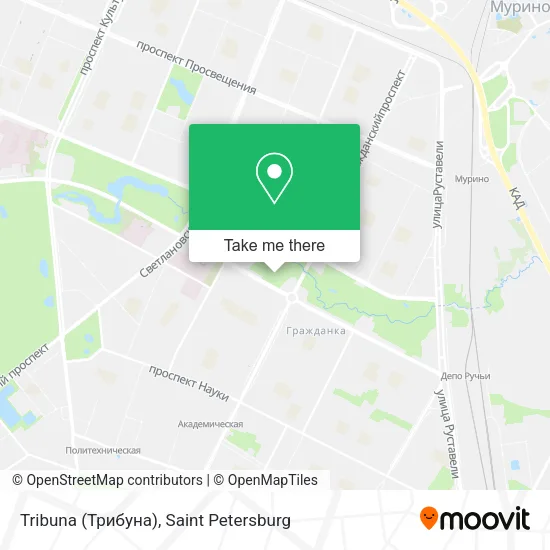 Tribuna (Трибуна) map