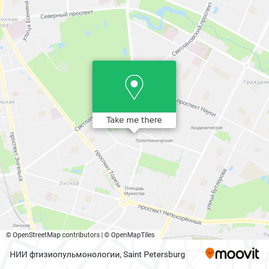 НИИ фтизиопульмонологии map