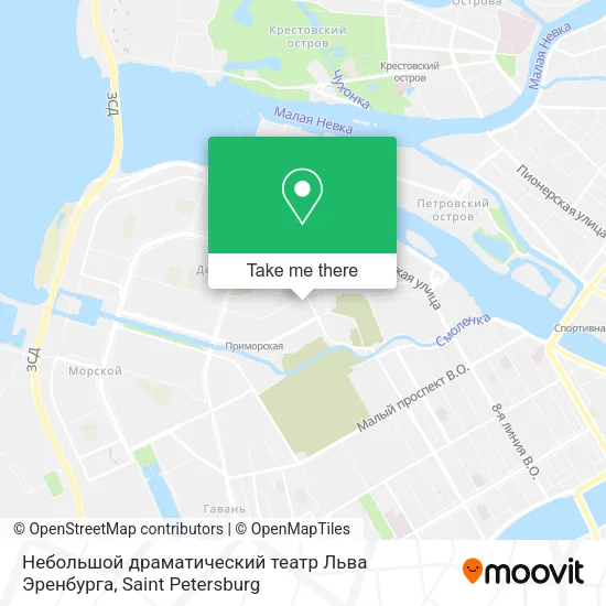 Небольшой драматический театр Льва Эренбурга map