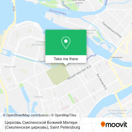 Церковь Смоленской Божией Матери (Смоленская церковь) map