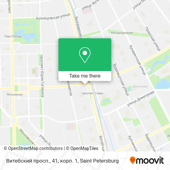 Витебский просп., 41, корп. 1 map