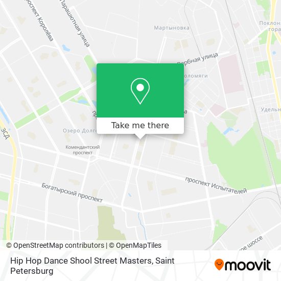 Hip Hop Dance Shool Street Masters map