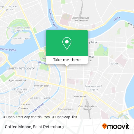 Coffee Moose map