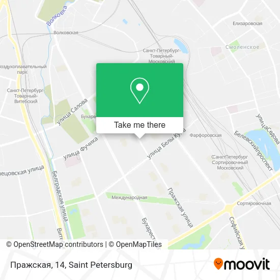 Пражская, 14 map