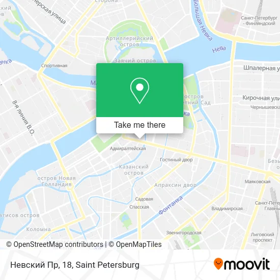 Невский Пр, 18 map