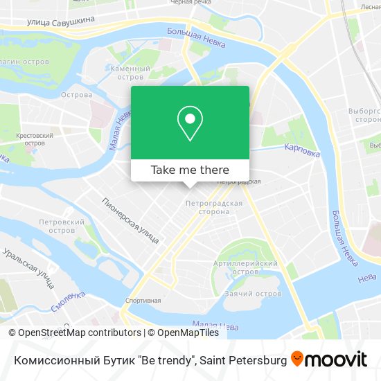 Комиссионный Бутик "Be trendy" map