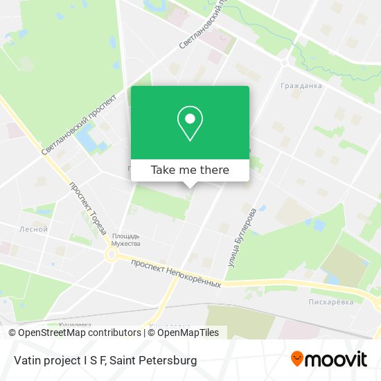 Vatin project I S F map